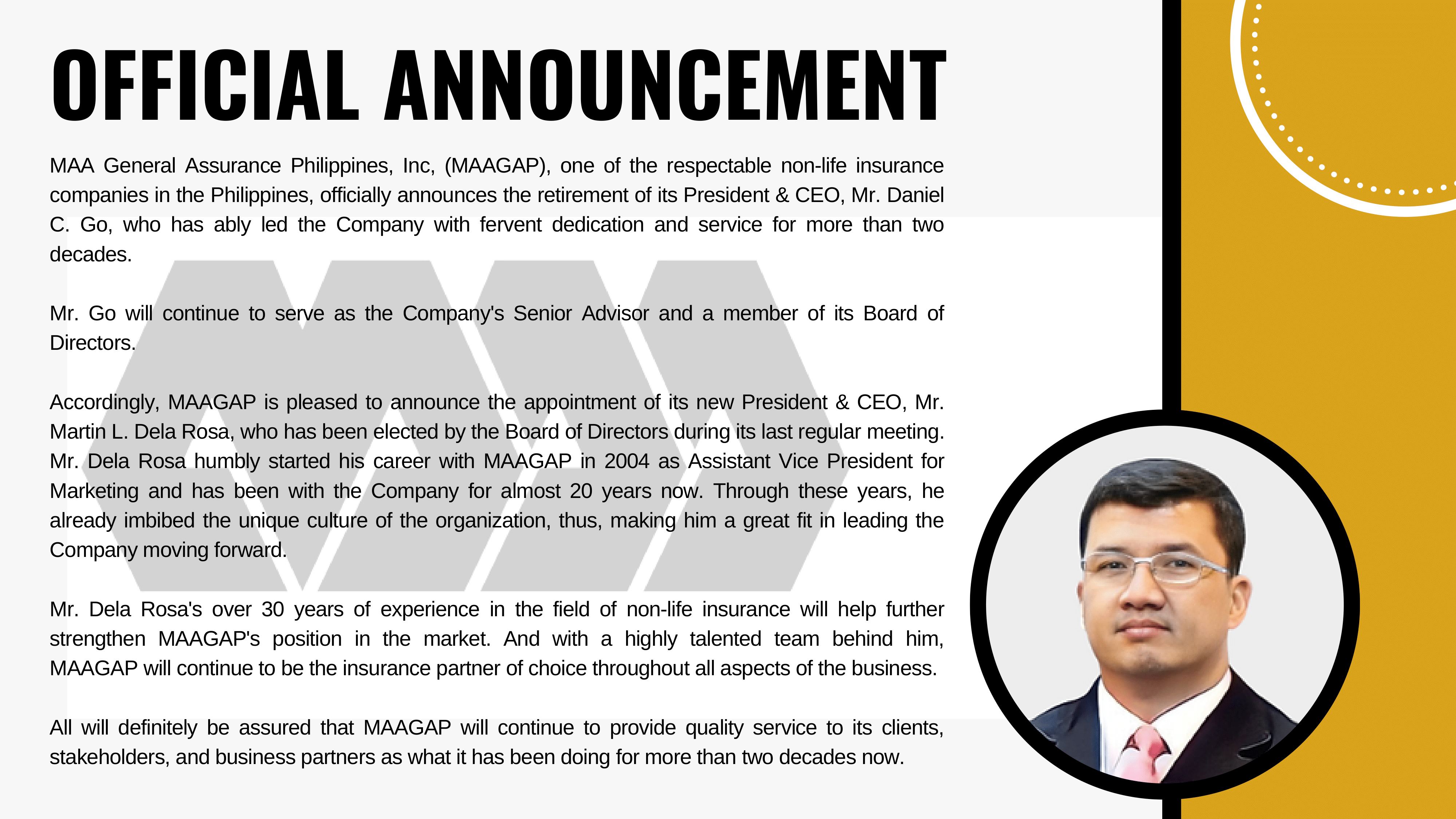 mdr announcement